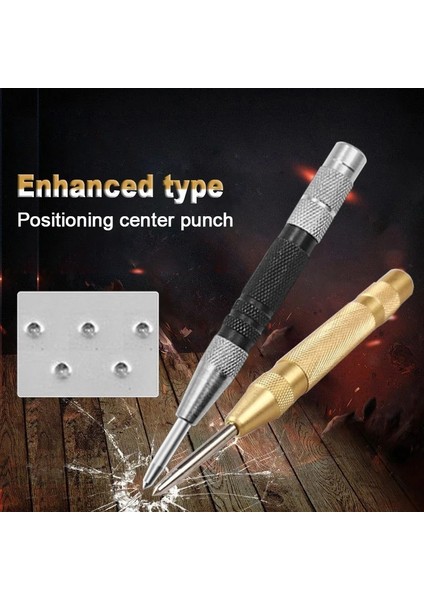 Altın 132MM Merkezi Yumruk Metal Vurmak Için 155MM Matkap Ucu Otomatik Pozisyon Çelik Zımbalar Mekanik Metal Darbe Tespit Basın Dent Için Iğne (Yurt Dışından)