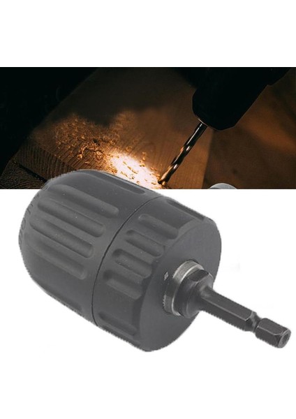 Siyah Yüksek Hız Çelik Hex Shank Matkap Chuck Cırcır Anahtarı Itme Darbe Tork Matkap Tornavida Dönüştürücü Elektrikli R0V5 (Yurt Dışından) modelleri