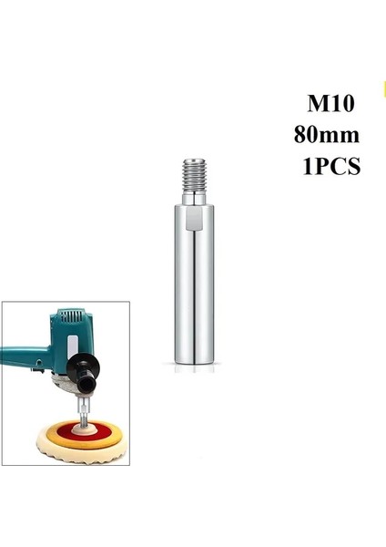 B 1 Adet 80MM Açı Öğütücü Adaptör Çubuğu Uzatma Çubuğu M10 M14 Adaptörleri Çubuk Model 100 125 Açı Öğütücüler Parlatıcılar Parlatma Aksesuarları (Yurt Dışından)