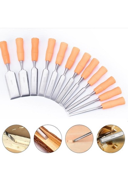 22MM 1 Adet Ahşap Oyma Düz Keski 6mm ~ 32MM Oyma Bıçağı Gravür Çalışma Marangoz Dıy Gadget Ağaç Işleme Araçları Marangoz (Yurt Dışından)