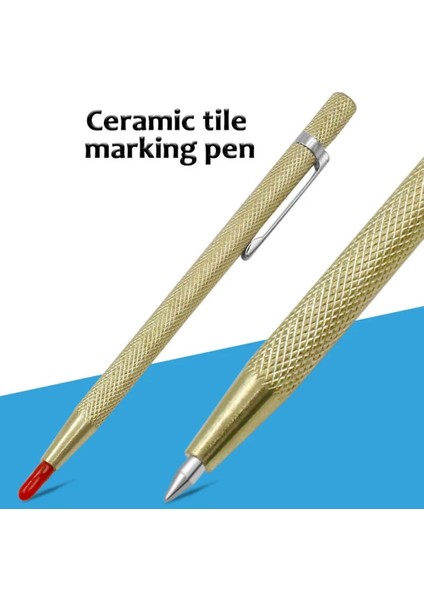 2 Adet Metal Kiremit Kesme Kalem Elmas Cam Kiremit Kesici Karbür Scriber Sert Metal Yazı Kalem Inşaat Kiremit Kesme (Yurt Dışından)