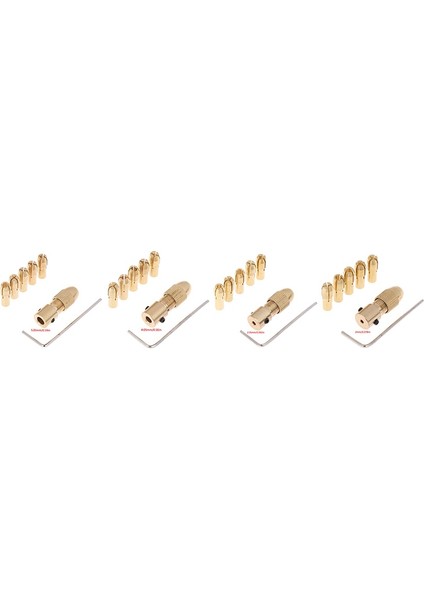 4.05MM Mini Chuck 7 Adet 0.5-3mm Matkap Chuck Pensetler Mini Araçlar Için Hızlı Chuck Seti Bakır Matkap Klasörü Bakır Kapak Eksen Matkap Pens Anahtarı ile (Yurt Dışından)
