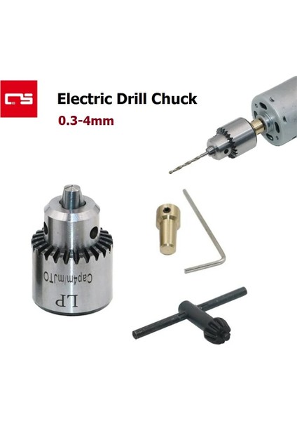 5.0-1 Elektrikli Matkap Chuck Sıkma Aralığı 0.3-4mm Konik Monteli Hızlı Değişim Chuck Anahtarsız 3.17/4/5/6/8mm Mil Mikro Motorlu Matkap Için (Yurt Dışından) fırsatları