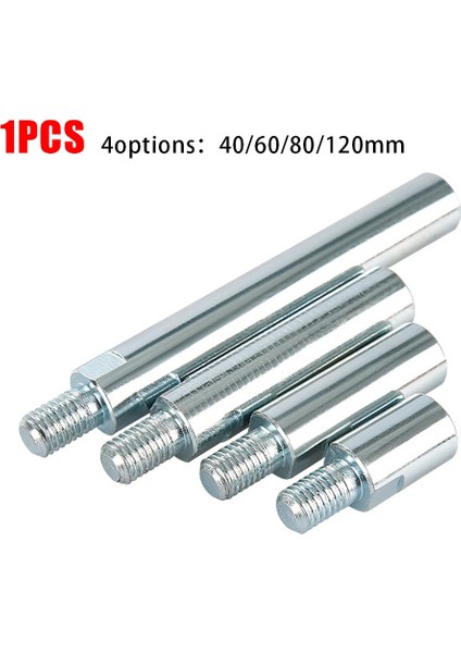 Bir 120MM Açı Öğütücü Adaptör Çubuğu Uzatma Çubuğu M10 M14 Adaptörleri Çubuk Model 100 125 Açı Öğütücüler Parlatıcılar Parlatma Aksesuarları (Yurt Dışından)