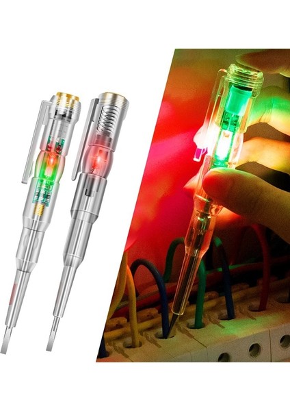 Çift Işıklar Akıllı Gerilim Test Cihazı Kalem Temassız Indüksiyon Dijital Güç Dedektörü Kalem Elektrikli Tornavida Probu Devre Göstergesi (Yurt Dışından) fiyatları