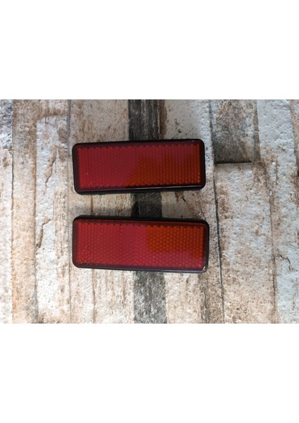 Motosiklet Uyumlu Reflektör Dikdörtgen 3.5cm x 9cm