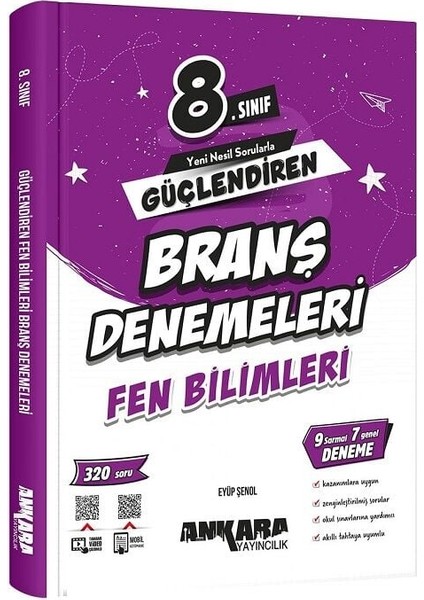 Ankara Yayıncılık 8. Sınıf Fen Bilimleri Güçlendiren Branş Denemeleri Ankara Yayıncılık