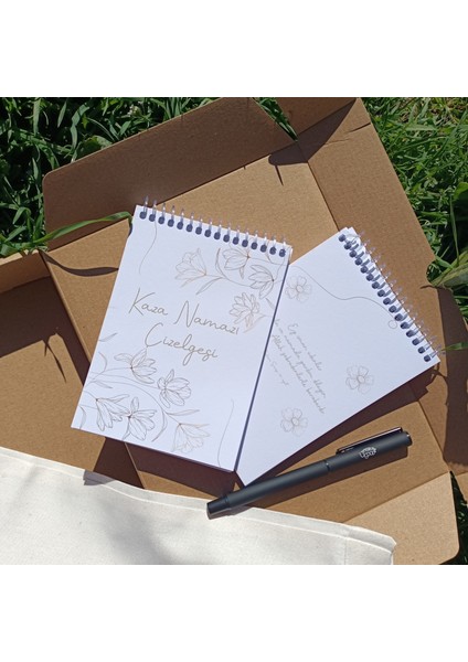 Manevi Koleksiyon Seti | Defter | Kalem | Zikirmatik | Tespih | Bez Çanta Hediyeli