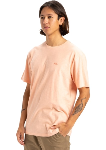 Slub Roundneck Erkek Kısa Kollu Tişört EQYKT04377 Somon