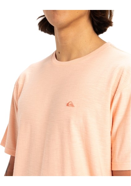 Slub Roundneck Erkek Kısa Kollu Tişört EQYKT04377 Somon