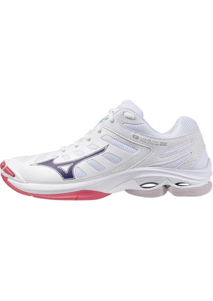 Wave Voltage 2 Kadın Voleybol Ayakkabısı Beyaz / Mavi