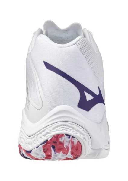 Wave Lightning Z8 Mıd Kadın Voleybol Ayakkabısı Beyaz / Mavi
