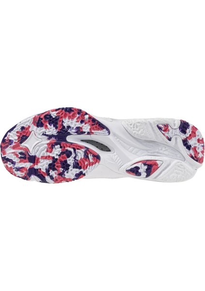 Wave Lightning Z8 Mıd Kadın Voleybol Ayakkabısı Beyaz / Mavi fiyatları