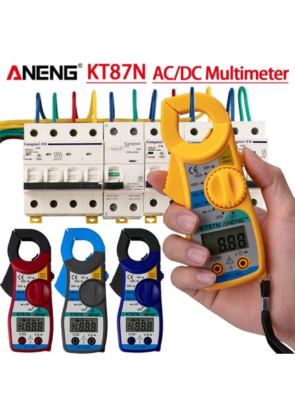Sarı Aneng Dijital Kelepçe Multimetre Metre Kapasite Elektrik Test Cihazı 0.7 M Kablo Gerilim Ölçümü Için Ac Akımı Ölçmek Için (Yurt Dışından) indirimleri