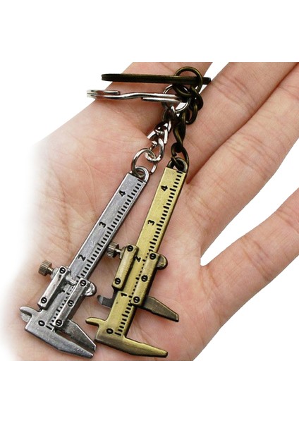 Sarı Taşınabilir Mini Sürmeli Kumpas Anahtarlık Alaşım Kumpaslar Ölçüm Ölçer Slayt Çinko Alaşım Araba Anahtarlık Çanta Süsleme Cetvel (Yurt Dışından) modelleri