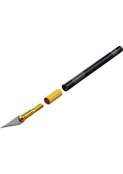 Mavi 10 Adet/grup Alüminyum Alaşım Kolu Ahşap Oyma Bıçağı Keski Marangoz Araçları Dıy Meyve Gıda Zanaat Neşter Gravür Kalem Bıçağı (Yurt Dışından) fırsatları