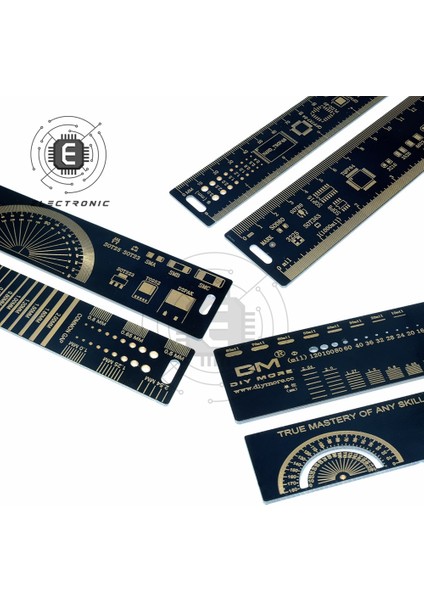 20CM Aideepen 3 Tip 15CM 20CM 25CM Pcb Cetvel Çok Fonksiyonlu Ölçüm Aracı Direnç Kondansatör Çip Ic Smd Diyot Transistör (Yurt Dışından) modelleri