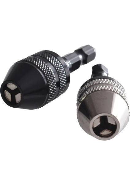 0.3 -3.6mm Gümüş Mini Anahtarsız Matkap Chuck 0.3-6.5mm Kendinden Sıkmalı Elektrikli Matkap Uçları Pens Fikstür Araçları 1/4 "hex Shank Hızlı Değişim Dönüştürücü (Yurt Dışından) fiyatları