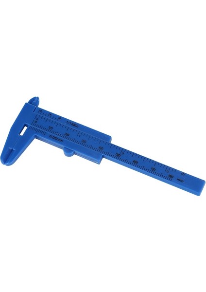 Mavi Taşınabilir 150 mm Plastik Kaş Ölçme Sürmeli Kumpas Dövme Kaliper Cetvel Plastik Kalıcı Makyaj Ölçüm Araçları (Yurt Dışından)