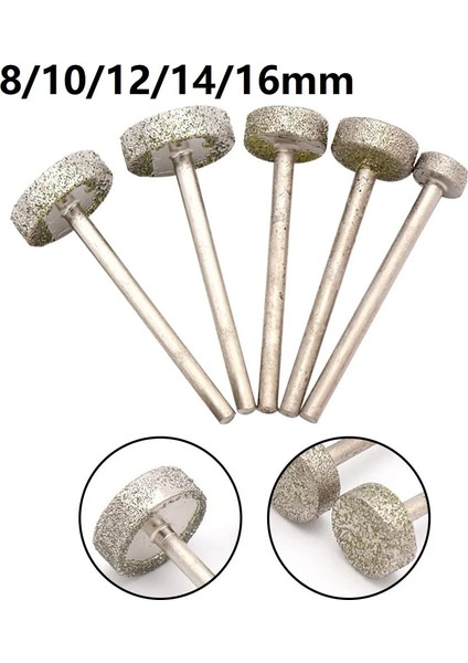 8mm 1 Adet Taşlama Kafası Parlatma Ucu Silindir Elmas Çapak Matkap Ucu Seti Oyma Gravür Sondaj 8-16MM Öğütücü Aksesuarları (Yurt Dışından)