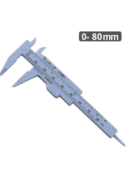 80MM Mavi Dıy Ölçü Aracı Ağaç Işleme Metal Işleme Sıhhi Tesisat Modeli Yapımı 80MM 150MM Sürmeli Kumpas Diyafram Derinlik Çapı Ölçü Aracı (Yurt Dışından)