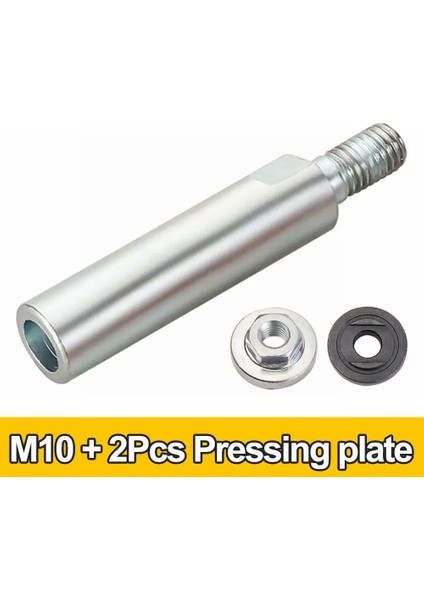 80MM Açı Öğütücü Uzatma Biyel M10 Diş Adaptörü Şaft Somunları 100 Açılı Taşlamalar/parlatıcılar Taşlama Kafaları (Yurt Dışından)