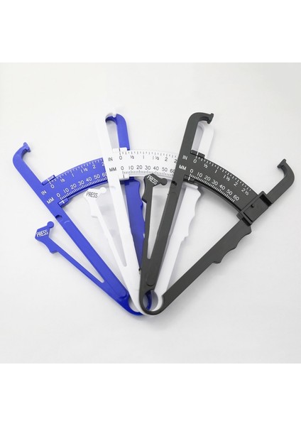 Beyaz 1 Pc Vücut Yağ Kaybı Test Cihazı Hesap Makinesi Spor Kaliper Klip Ölçümü Ince Cilt Katlama Vücut Yağ Tablosu Spor Salonu Ekipmanları (Yurt Dışından) modelleri