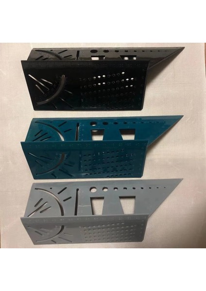 Koyu Yeşil Pürüzsüz Marangozluk Cetveli 3D Gönye Açısı Ölçme Ölçer Kare Boyutu 45 Derece ve 90 Derece Işaretleme Doğru Ölçü Çok Amaçlı Takım (Yurt Dışından) indirimleri