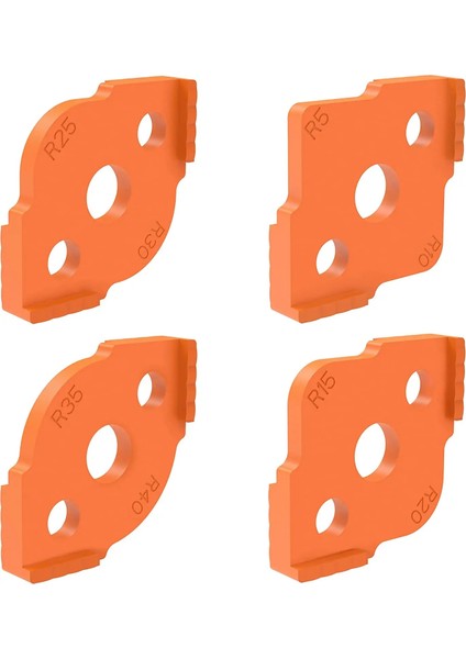 R35-40 4/1 Adet Hızlı Bulucu Ağaç Işleme Yönlendirici Köşe Yarıçapı Şablonları Jig R5-R40 Ağaç Işleme Kırpma Makinesi Ahşap Yönlendirici Masa (Yurt Dışından) indirimleri