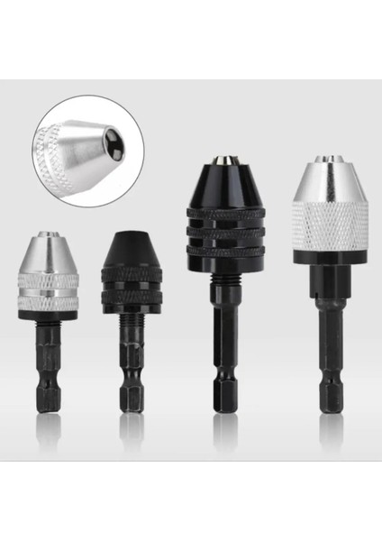05 Anahtarsız Matkap Chuck 0.3-3.4mm 0.3-6.5mm Hex Shank Chuck Adaptörü Matkap Chuck Anahtarsız Tornavida Darbeli Matkap Adaptörü Chuck Fixt (Yurt Dışından) indirimleri