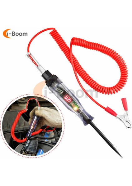 Yay Tel 5-90V 5V-90V Dc Gerilim Devre Test Cihazı 3-36V 12V 24V Araba Kamyon Far Teşhis Araçları Dijital Gerilim Dedektörü Test Probu Kalemi (Yurt Dışından) fırsatları