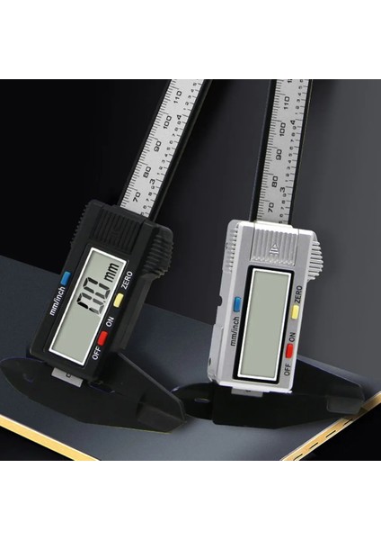Siyah 0-150MM Dijital Kumpas Elektronik Sürmeli Kumpaslar Ölçme Aracı Büyük Ekran Pakometre Sürmeli Kumpas Yüksek Mukavemetli Kumpas (Yurt Dışından)