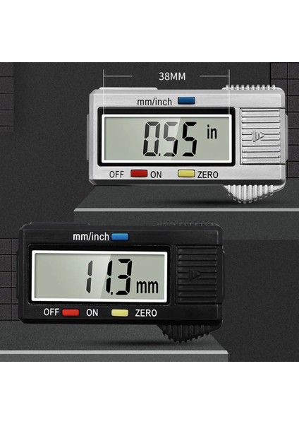 Siyah 0-150MM Dijital Kumpas Elektronik Sürmeli Kumpaslar Ölçme Aracı Büyük Ekran Pakometre Sürmeli Kumpas Yüksek Mukavemetli Kumpas (Yurt Dışından)