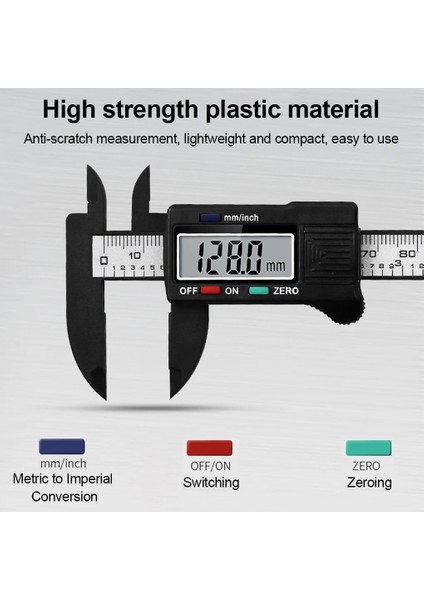 Tip 1 Dijital Elektronik Sürmeli Kumpas Plastik Ölçüm Aletleri Sürgülü Altimetre Mikrometre Taşınabilir Otomatik Tip 3 (Yurt Dışından) fiyatları