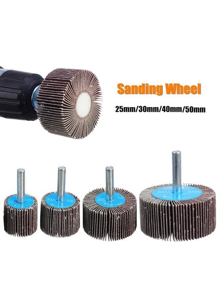 40MM 1 Adet Zımpara Kesme Diski Taşlama Bit 80 Grit 25/30/40/50MM Döner Alet Elektrikli Öğütücü Güç Parlatma Aracı Aksesuarları (Yurt Dışından)