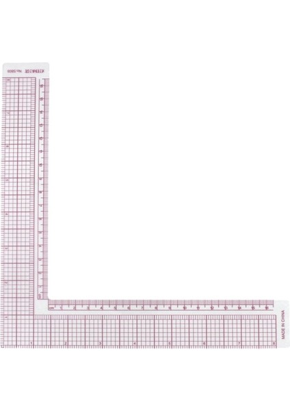Gri 90 Derece Sağ Açı Cetvel Deneyin Kare 30 cm 1mm Metal Çelik Mühendisleri Deneyin Kare Set Ağaç Işleme Ahşap Marangoz Ölçme Aracı (Yurt Dışından)