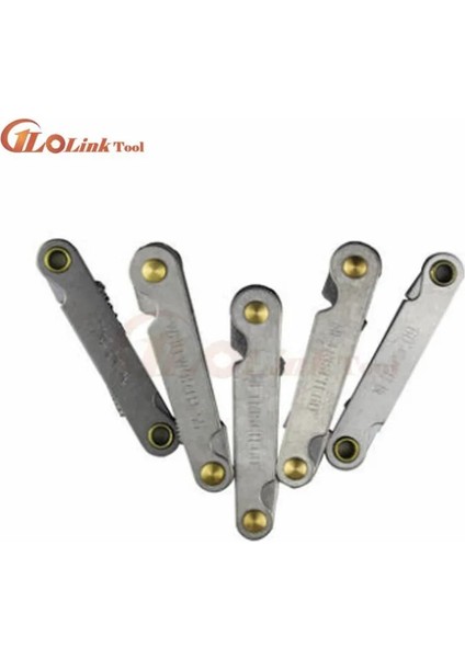 R1-6.5 Yarıçap Şablonu R Mastar R1-6.5 7-14.5 15-25 26-80 Yarıçap Mastar Plakası Dolgu Mastarı Harici Dahili Iç Bükey Dışbükey Ölçme Aleti (Yurt Dışından)