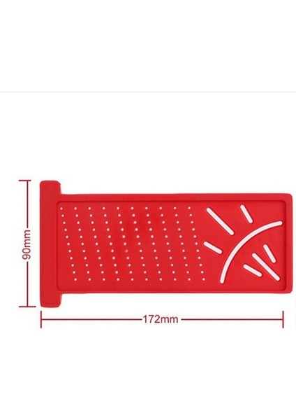 Kırmızı 3D Marangoz Ölçüm Cetveli 3D Açı Cetveli Kare Ahşap Ölçme Aracı Marangoz Işaretleme Cetveli Delik Cetveli 3D Cetvel Marangoz (Yurt Dışından)