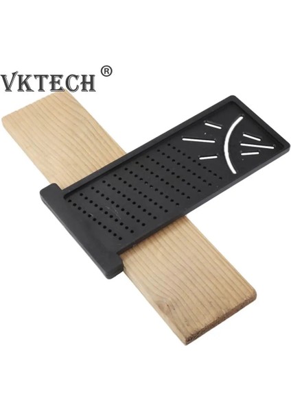 Siyah Ahşap Ölçü Cetveli Profil Işaretleme Aracı Ağaç Işleme Gadget Derinlik Ölçümü Çizim Işaretleme Ölçme Ölçer (Yurt Dışından)