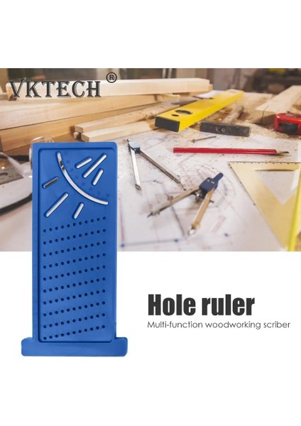 Siyah Ahşap Ölçü Cetveli Profil Işaretleme Aracı Ağaç Işleme Gadget Derinlik Ölçümü Çizim Işaretleme Ölçme Ölçer (Yurt Dışından)