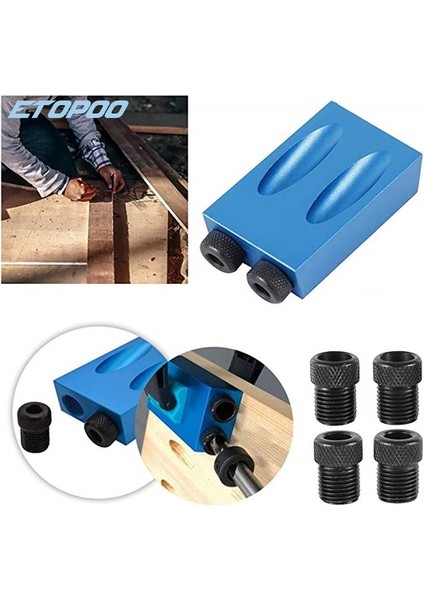 7 Adet 7/14 Adet 15 Derece Cep Delik Delme Jig Kiti Açı Eğik Delik Matkap Kılavuzu Seti Konumlandırma Bulucu Aracı Dıy Ağaç Işleme Için (Yurt Dışından)