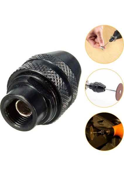 1 Adet M8 Uzun Mini Çok Anahtarsız Matkap Chuck Hızlı Değişim Evrensel Chuck Yedek Döner Aletler Için Üç Pençe Matkap Aynası (Yurt Dışından) modelleri