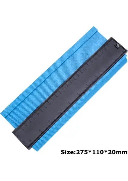 10 Inç B 5/20 Inç Plastik Kontur Profil Ölçer Ölçer Çift Işaretleme Ölçme Ölçme Aracı Laminat Ahşap Kiremit Radyan Cetvel Araçları (Yurt Dışından)