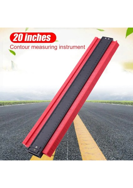 10 Inç B 5/20 Inç Plastik Kontur Profil Ölçer Ölçer Çift Işaretleme Ölçme Ölçme Aracı Laminat Ahşap Kiremit Radyan Cetvel Araçları (Yurt Dışından) fiyatları