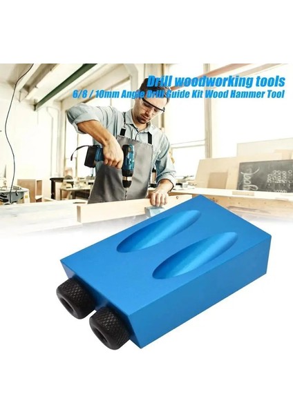 7 Adet 7/14 Adet 15 Derece Cep Delik Delme Jig Kiti Açı Eğik Delik Matkap Kılavuzu Seti Konumlandırma Bulucu Aracı Dıy Ağaç Işleme Için (Yurt Dışından)