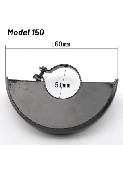Tip 115 125 Açı Öğütücü Koruyucu Kapak Güvenlik Maskesi Siyah Kesme Makinesi Tabanı Metal Tekerlek Koruma Güvenlik Koruyucu Kapak (Yurt Dışından)