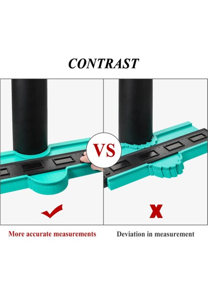 14 cm Mavi Kontur Ölçer Plastik Profil Kopya Kontur Ölçerler Standart Ahşap Markalama Aracı Fayans Laminat Fayans Araçları Profil Ölçme Aletleri (Yurt Dışından) modelleri