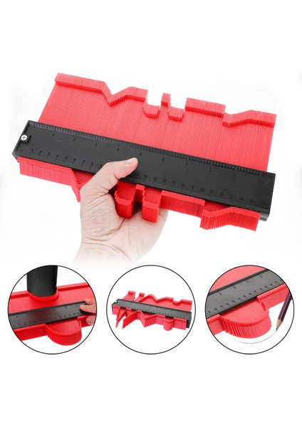 14 cm Mavi Kontur Ölçer Plastik Profil Kopya Kontur Ölçerler Standart Ahşap Markalama Aracı Fayans Laminat Fayans Araçları Profil Ölçme Aletleri (Yurt Dışından) indirimleri