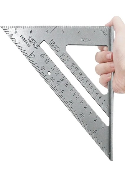 B Tipi 7 Inç Üçgen Cetvel 90 Derece Kare Cetvel Ağaç Işleme Ölçüm Aracı Marangoz Kare Aracı Açı Iletki (Yurt Dışından) fiyatları