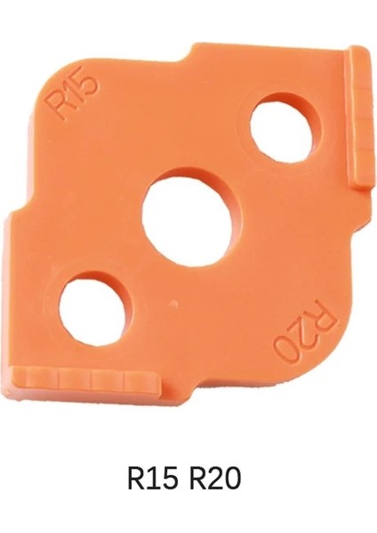R15-20 1-4pcs Ahşap Panel Yarıçapı R Plaka Hızlı Jig Yönlendirici Masa Bit Köşe Jig Kırpma Makinesi Oyma Makinesi Yuvarlak Köşe Şablonu (Yurt Dışından)